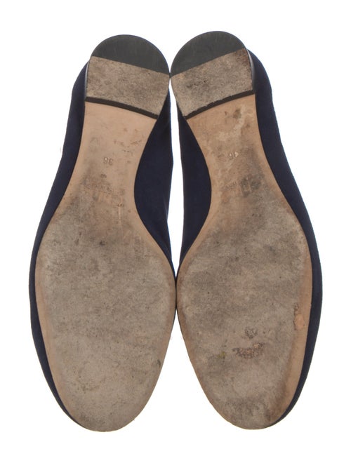 Chloé Suede Scalloped Accent Ballet Flats