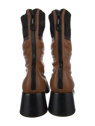 Chloé Leather Sock Boots