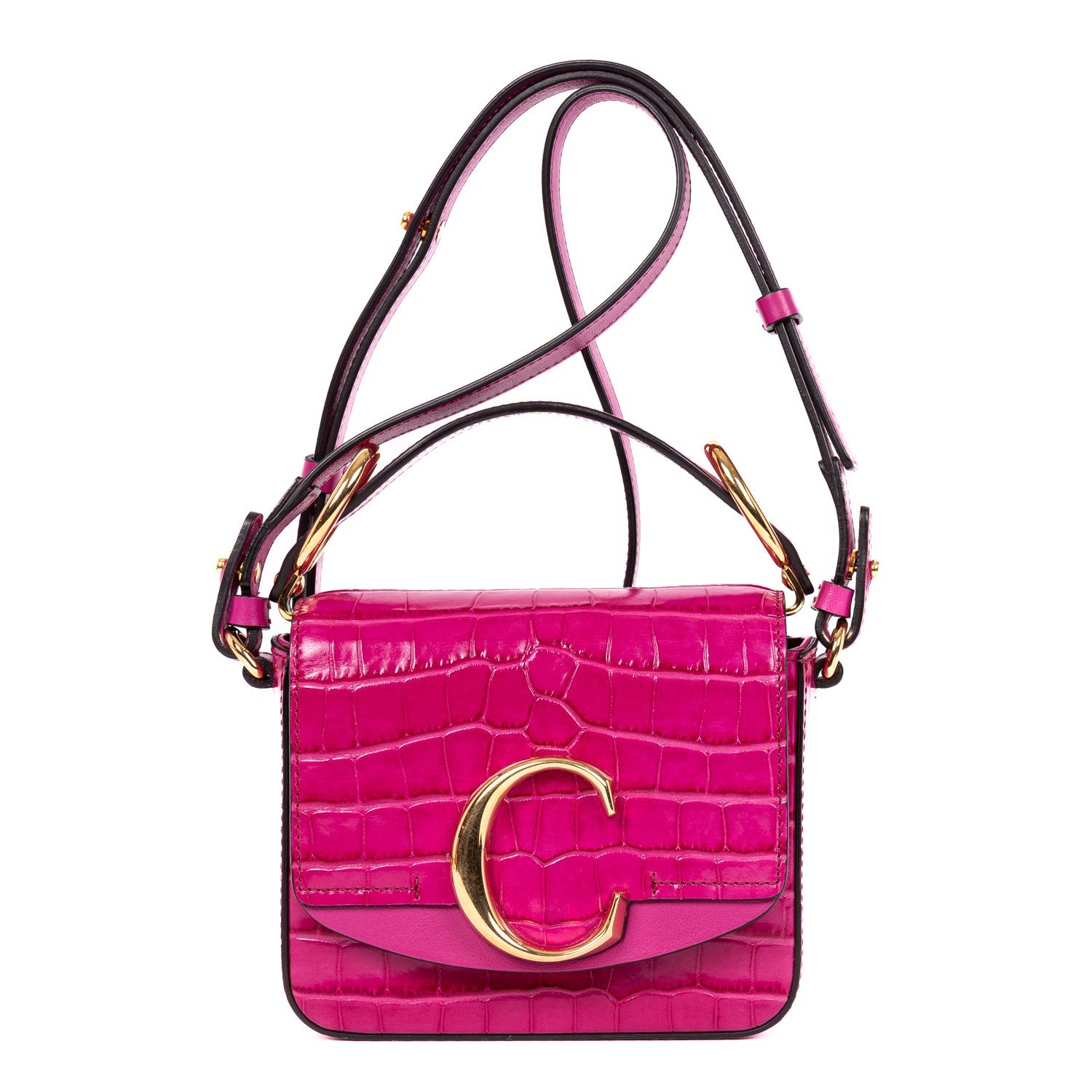 Chloé Calf Leather C Crossbody Mini