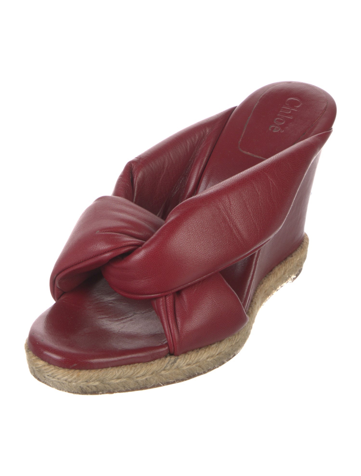 Chloé Leather Slides