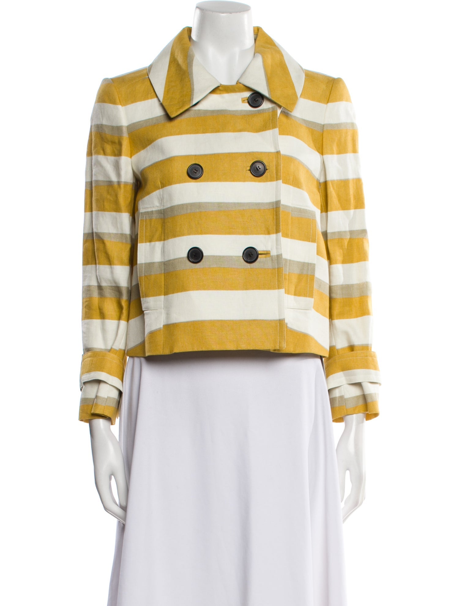 Chloé Linen Striped Jacket