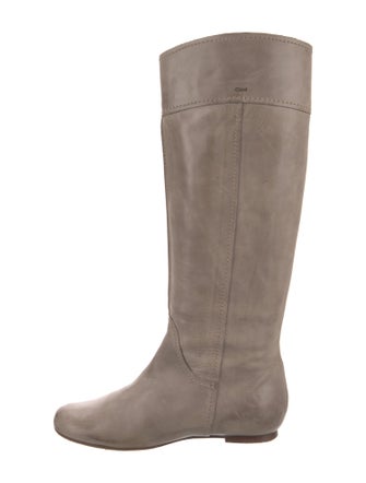 Chloé Leather Riding Boots