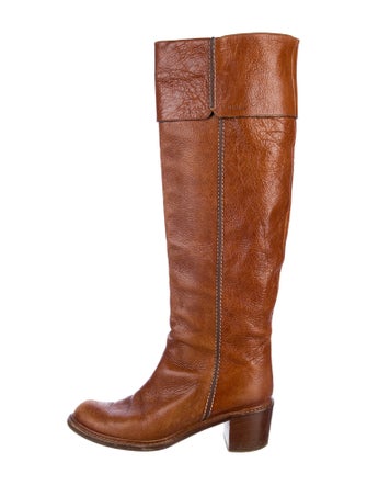 Chloé Leather Riding Boots