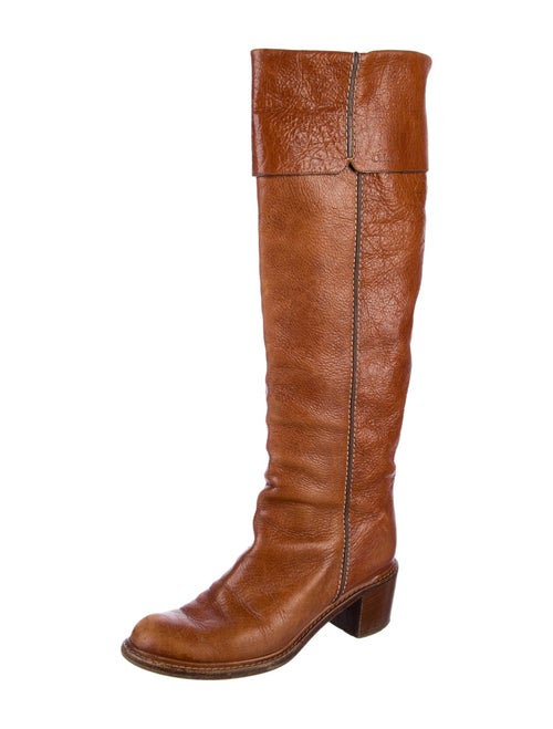Chloé Leather Riding Boots