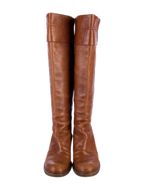 Chloé Leather Riding Boots