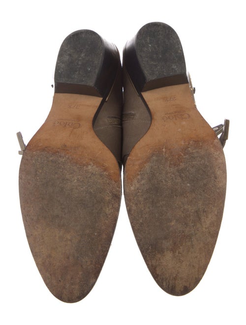 Chloé Suede Patterned Western Boots