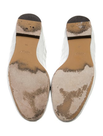 Chloé Patent Leather Printed Loafers