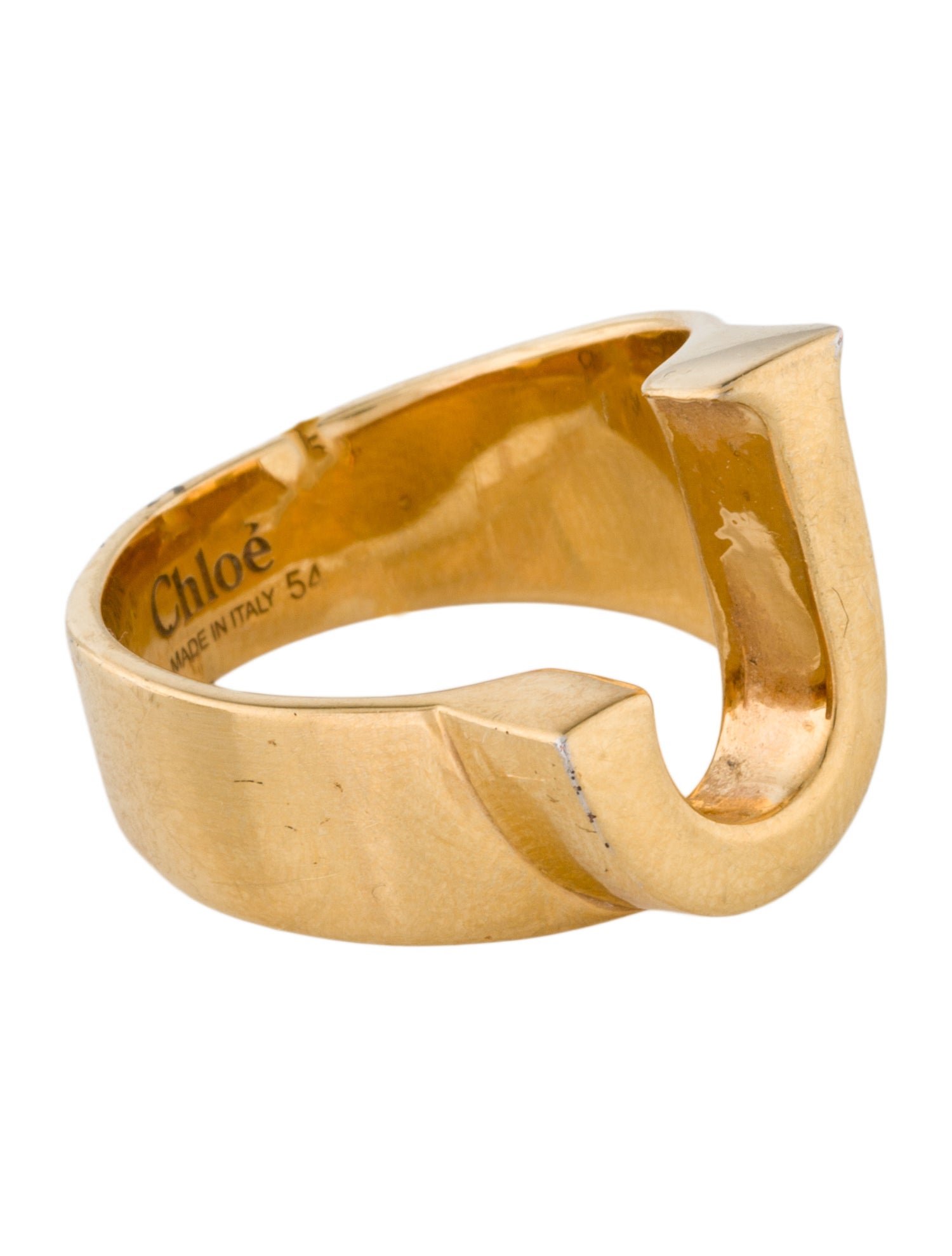Chloé Alphabet 'J' Ring