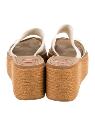 Chloé Canvas Printed Mules