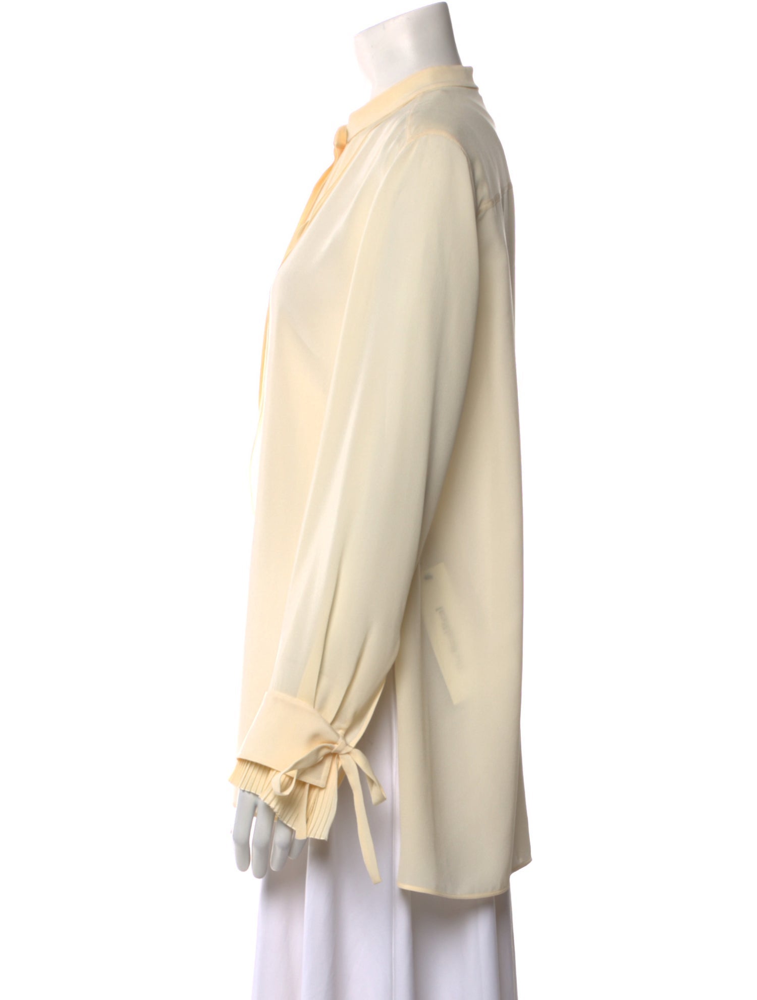 Chloé Silk Mock Neck Blouse