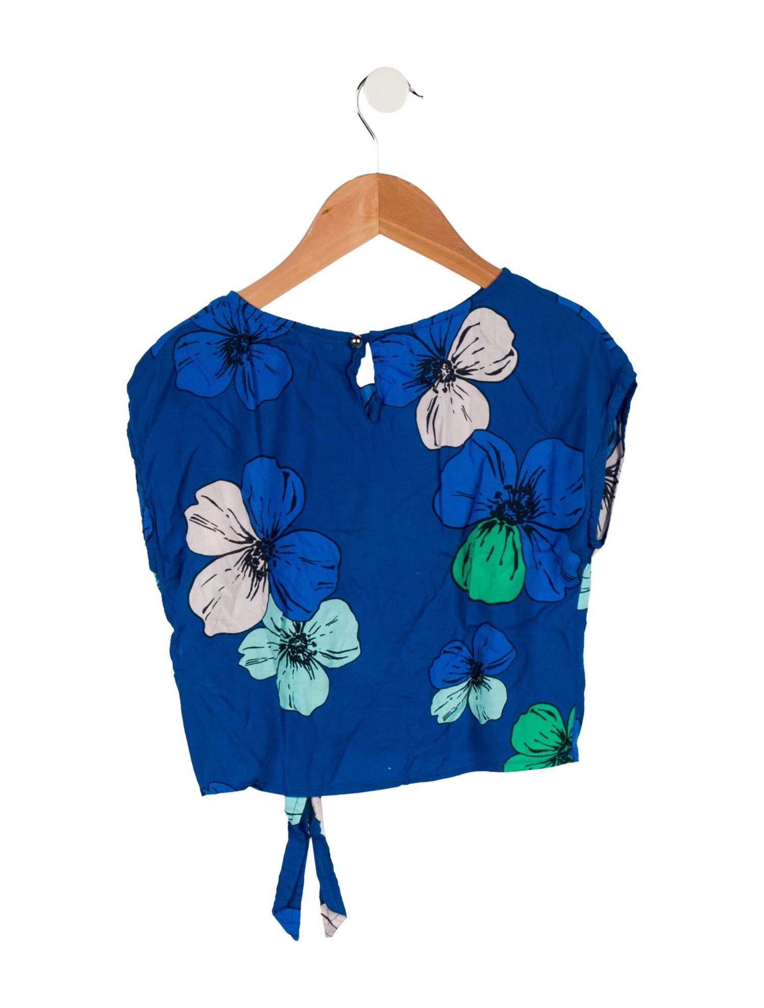 Chloé Girls' Short Sleeve Floral Top