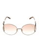 Chloé Oversize Gradient Sunglasses