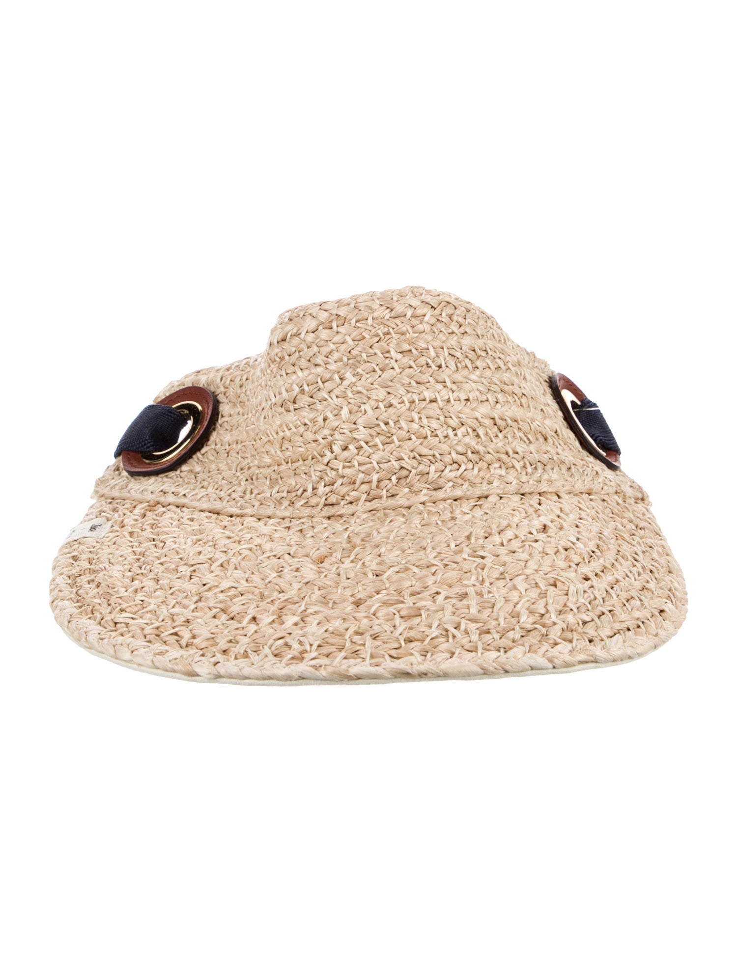 Chloé X MADE51 Woven Straw Visor