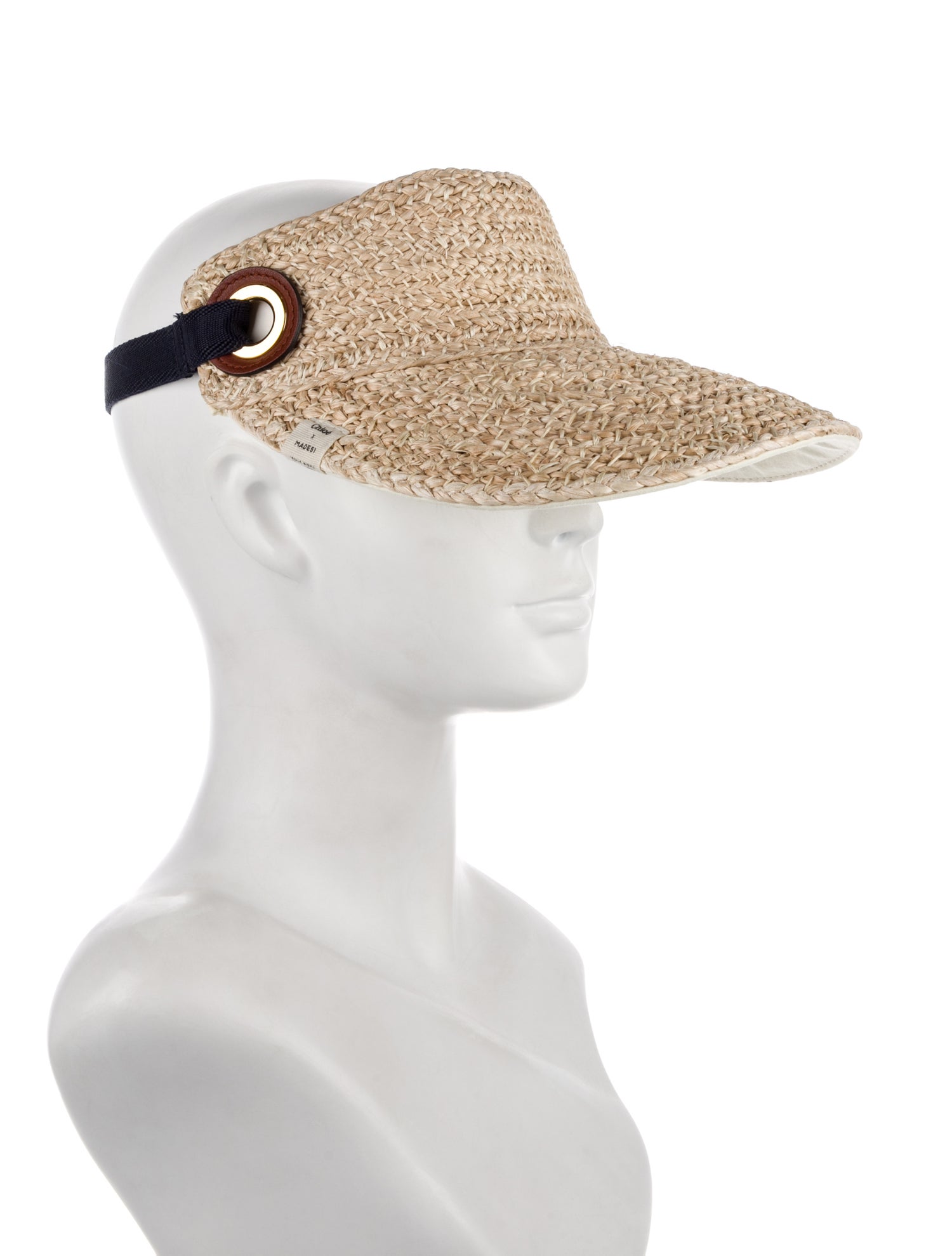 Chloé X MADE51 Woven Straw Visor