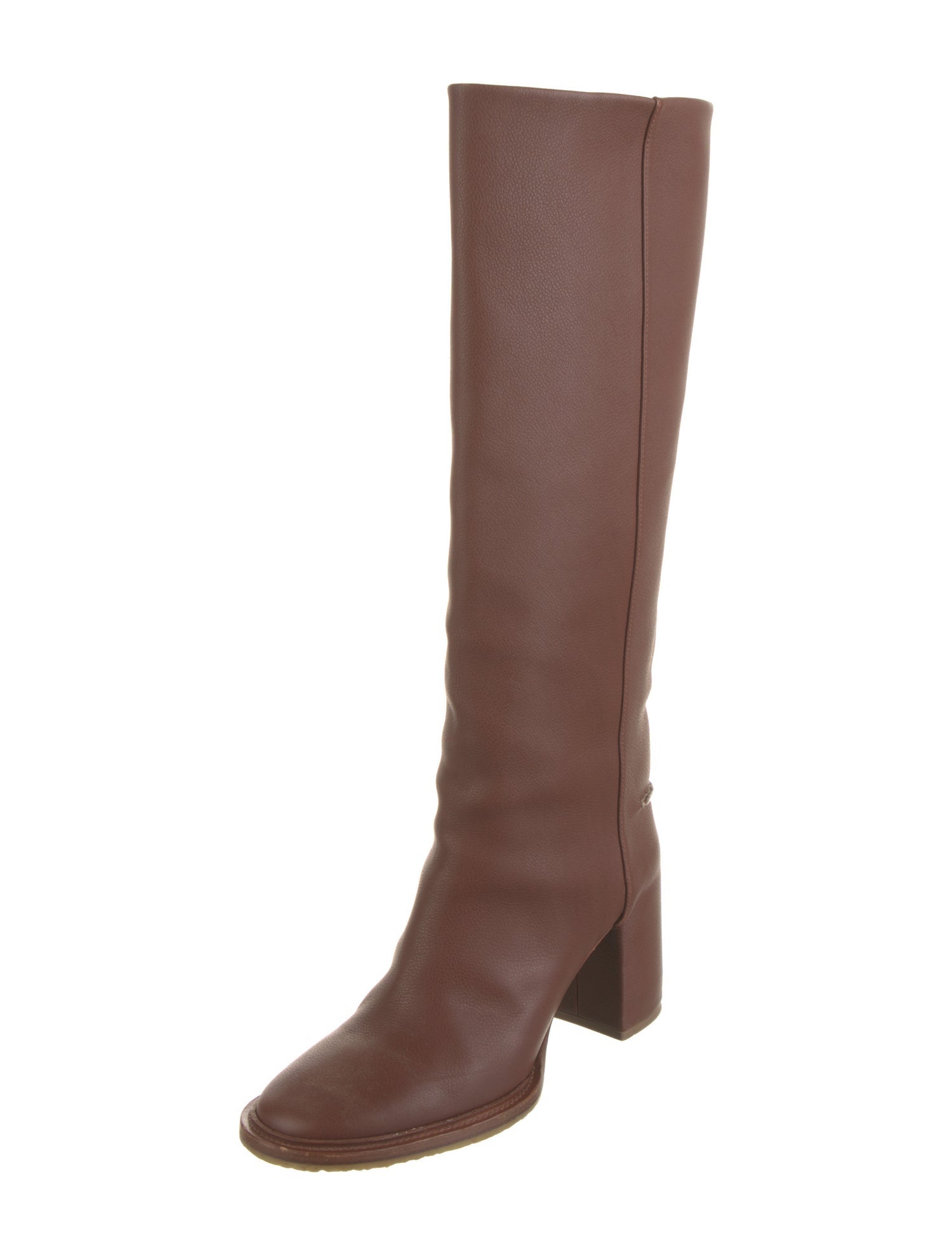 Chloé Leather Riding Boots