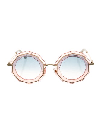 Chloé Round Gradient Sunglasses