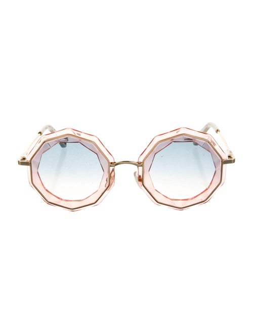 Chloé Round Gradient Sunglasses