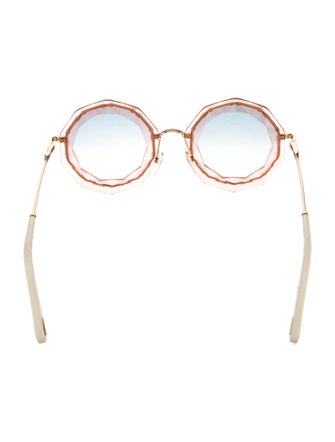 Chloé Round Gradient Sunglasses