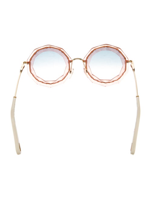 Chloé Round Gradient Sunglasses