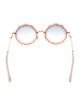 Chloé Round Gradient Sunglasses