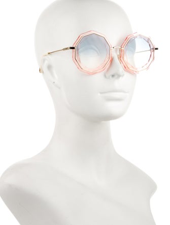 Chloé Round Gradient Sunglasses