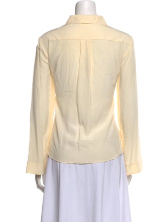 Chloé Silk Printed Button-Up Top