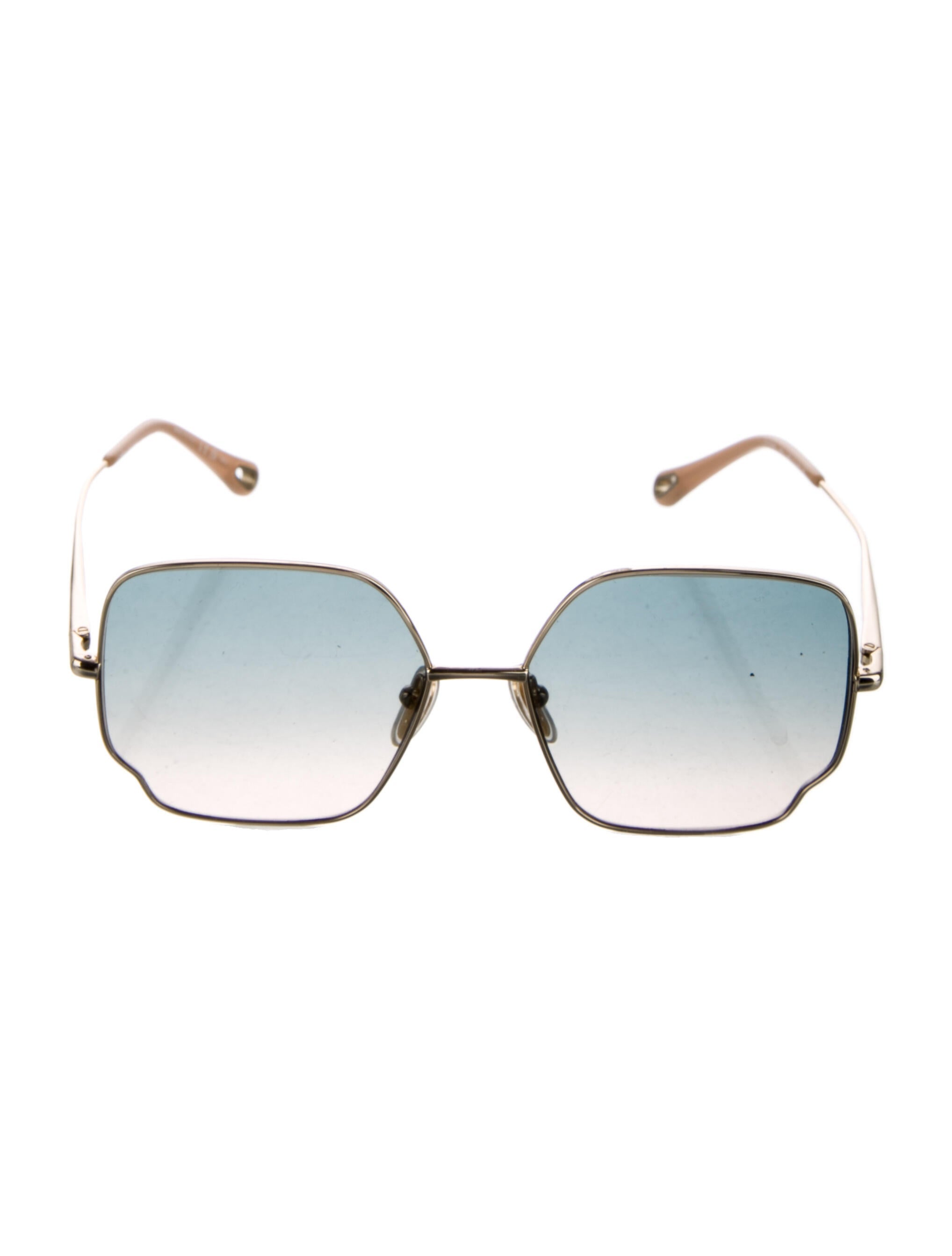 Chloé Square Gradient Sunglasses