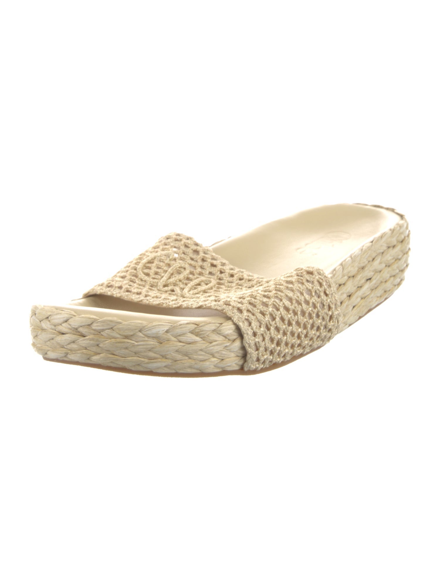Chloé Raffia Espadrilles