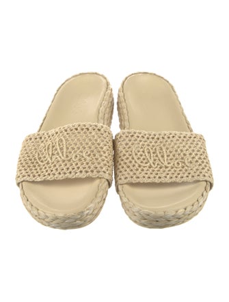Chloé Raffia Espadrilles