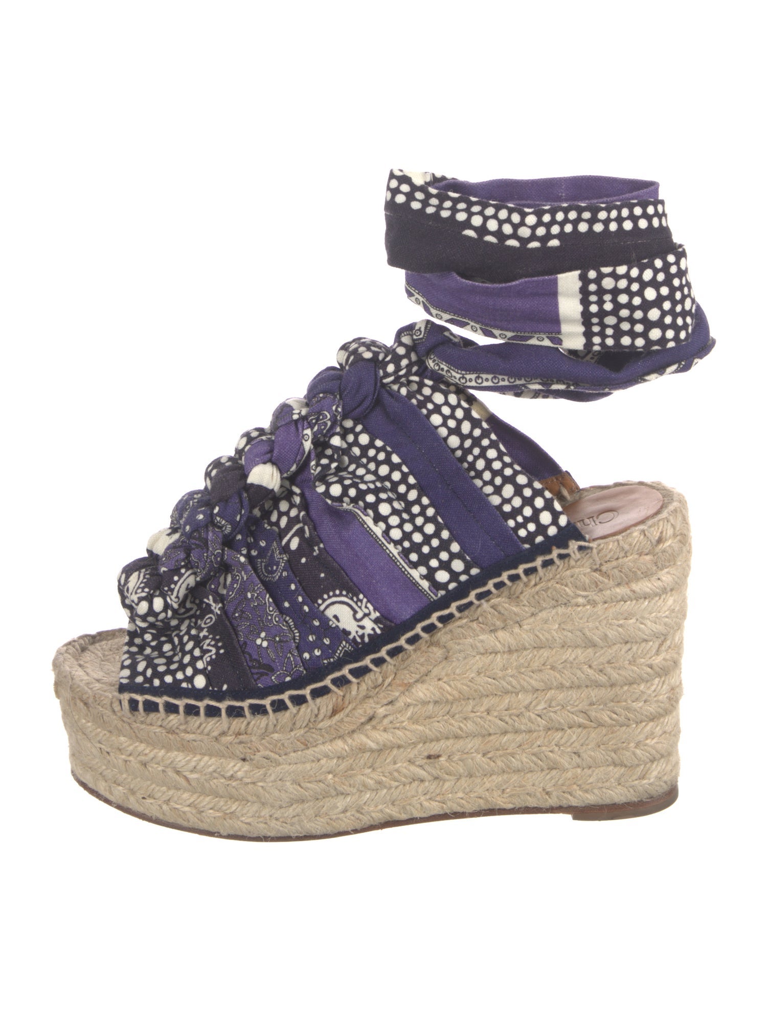 Chloé Printed Espadrilles