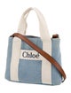 Chloé Logo Denim Hand Bag