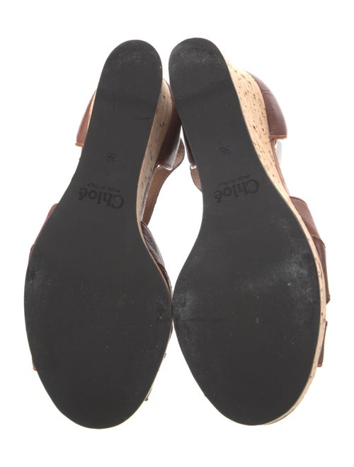 Chloé Leather T-Strap Sandals