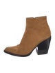 Chloé Suede Colorblock Pattern Boots