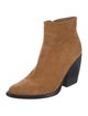 Chloé Suede Colorblock Pattern Boots