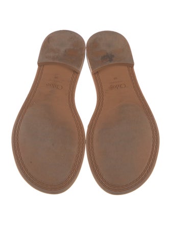 Chloé Leather Slides
