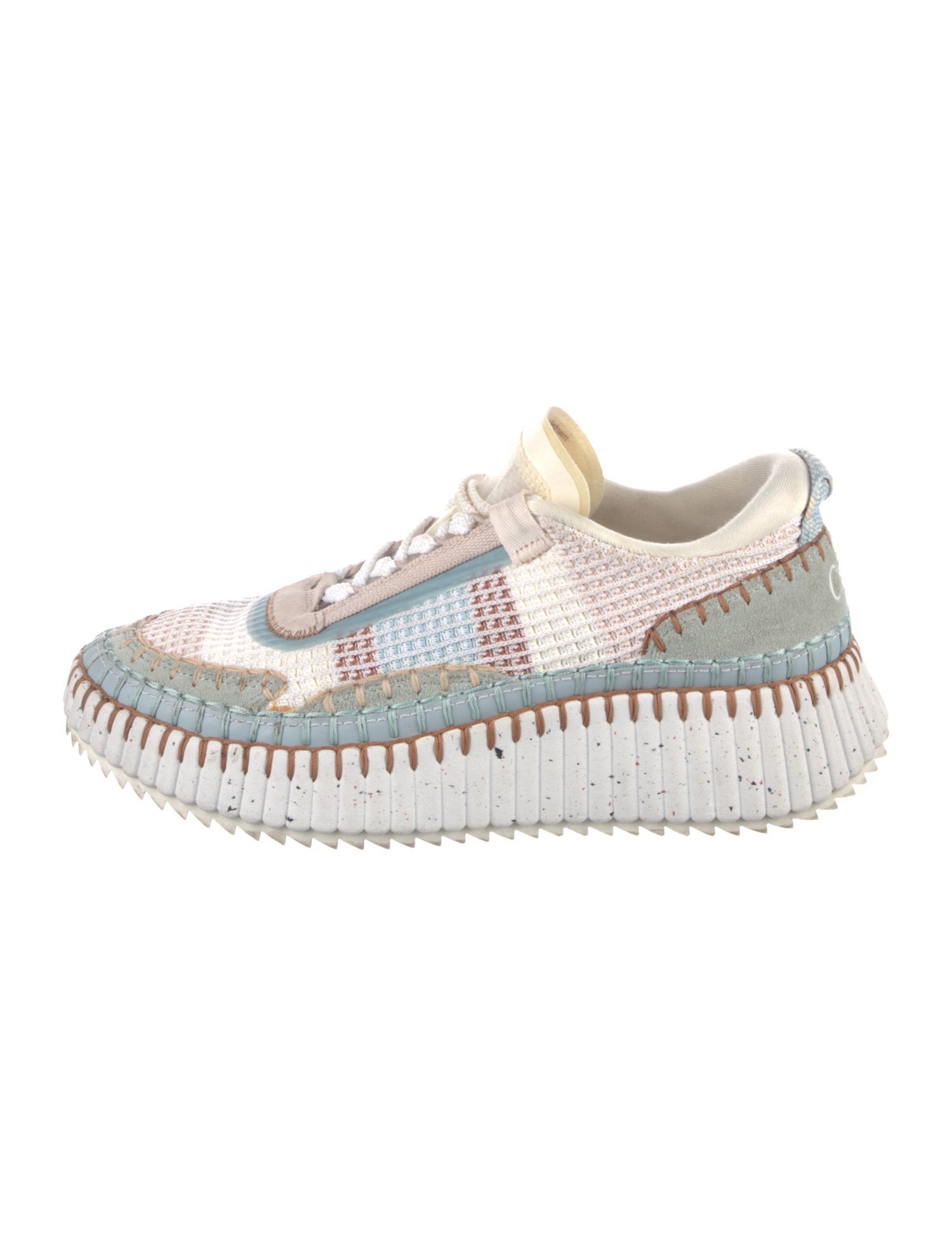 Chloé Plaid Print Sneakers