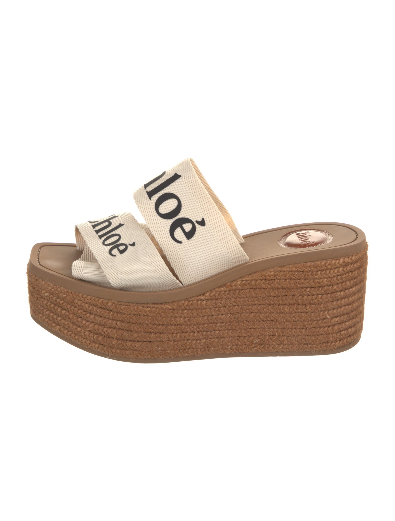 Chloé Canvas Graphic Print Espadrilles