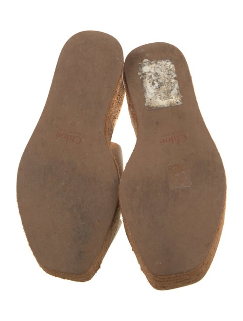 Chloé Canvas Graphic Print Espadrilles