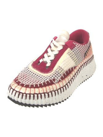 Chloé Colorblock Pattern Sneakers