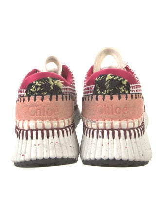 Chloé Colorblock Pattern Sneakers