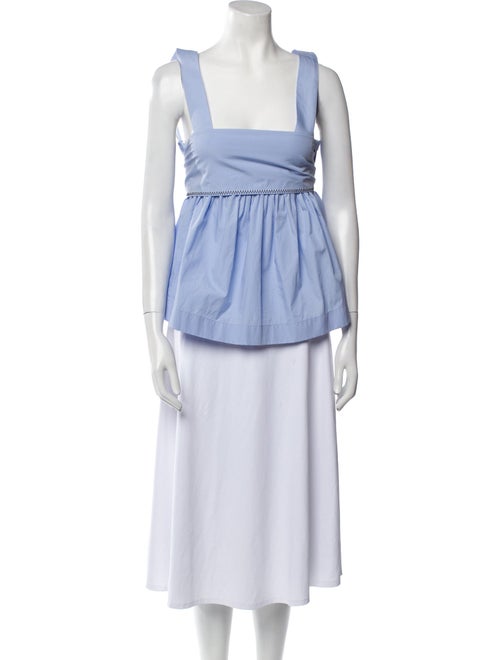 Chloé Square Neckline Sleeveless Tunic