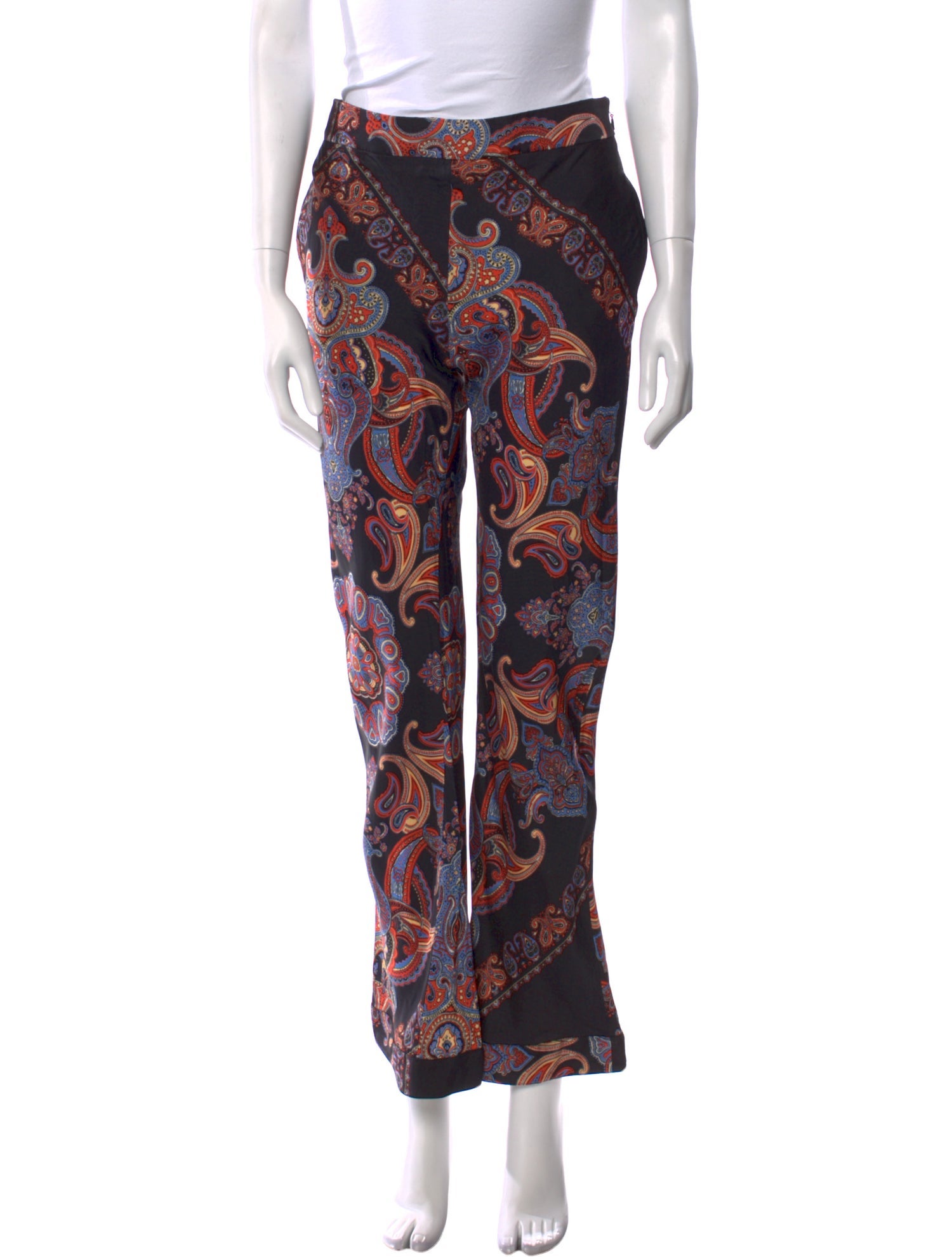 Chloé Paisley Print Wide Leg Pants