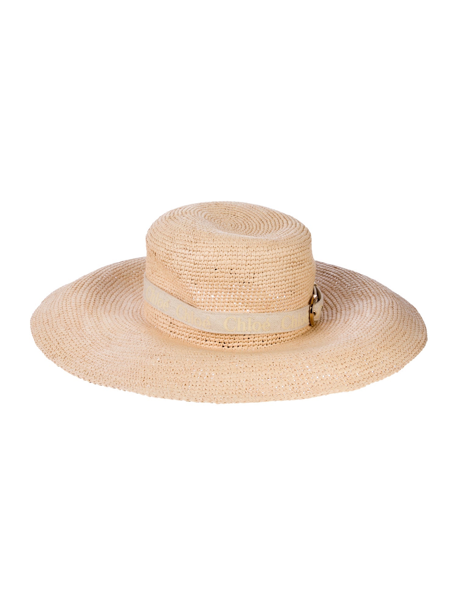 Chloé Straw Wide Brim Hat
