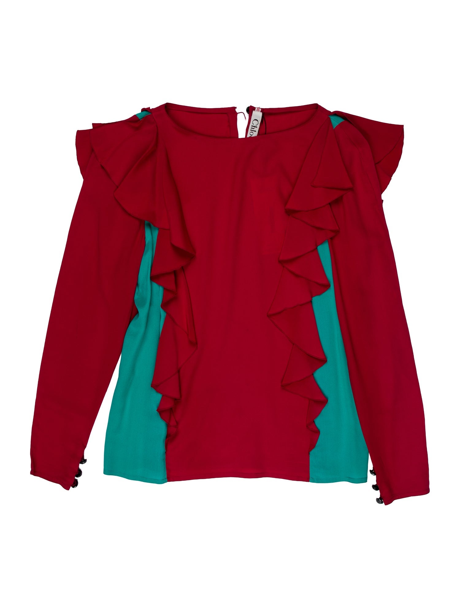 Chloé Strapless Long Sleeve Bodysuit