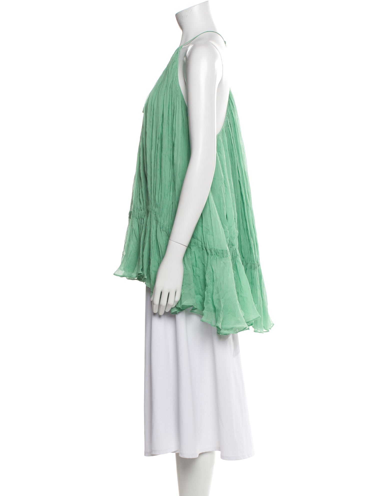 Chloé Silk Halterneck Top