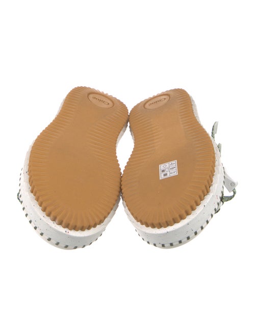 Chloé Canvas Printed Slingback Sandals