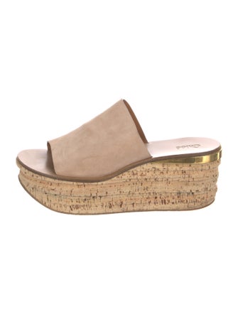 Chloé Suede Slides