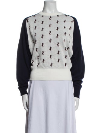 Chloé Printed Crew Neck Sweatshirt