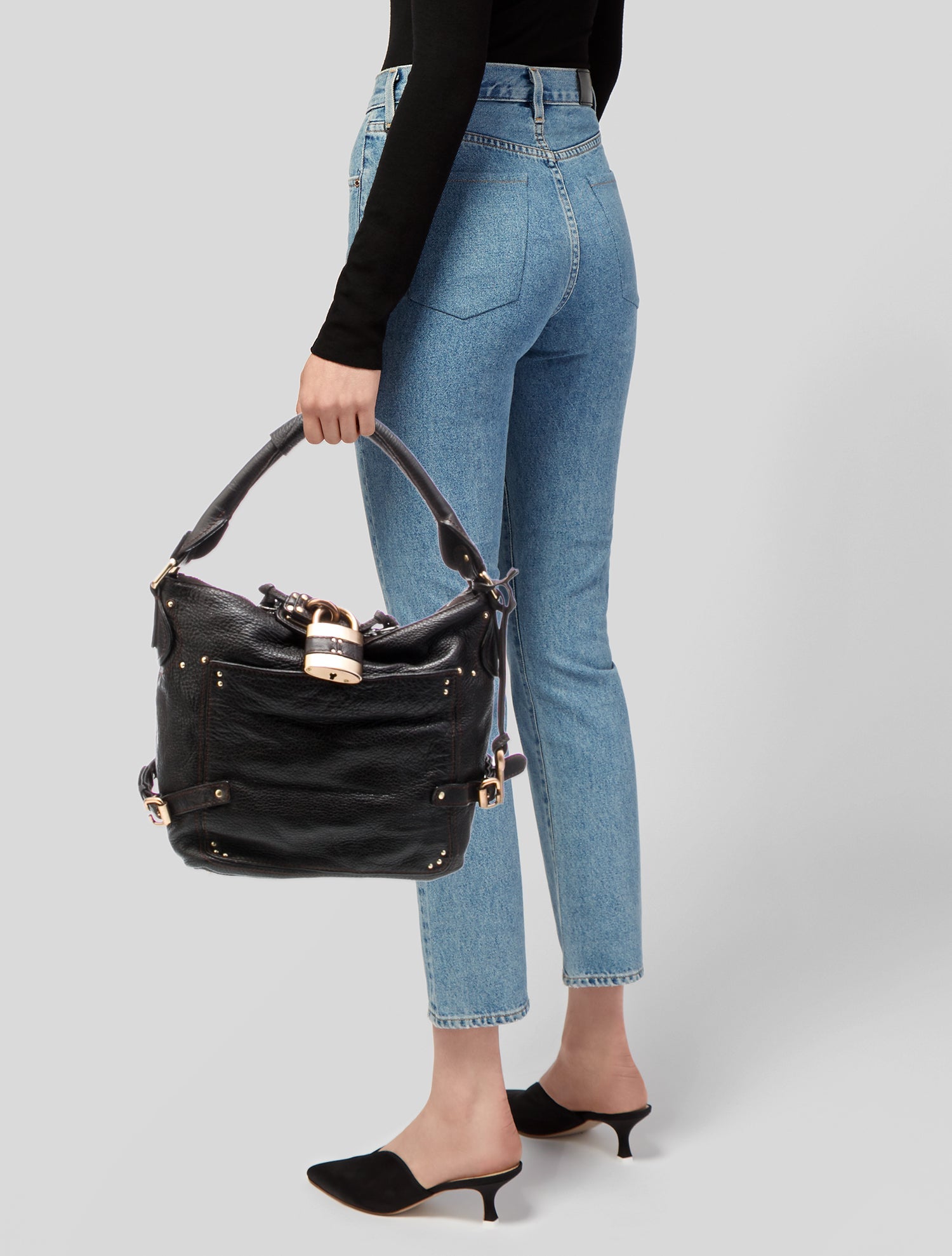 Chloé Leather Top Handle Bag