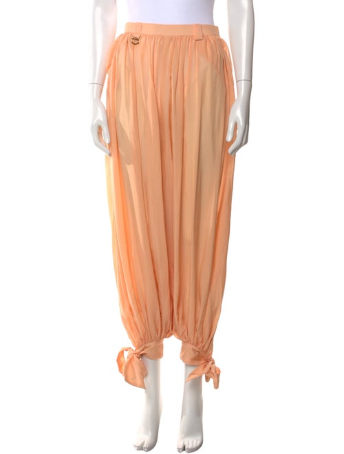 Chloé Silk Skinny Leg Pants